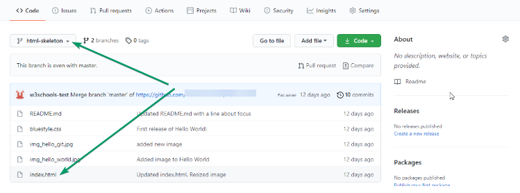 GitHub New Branch Created